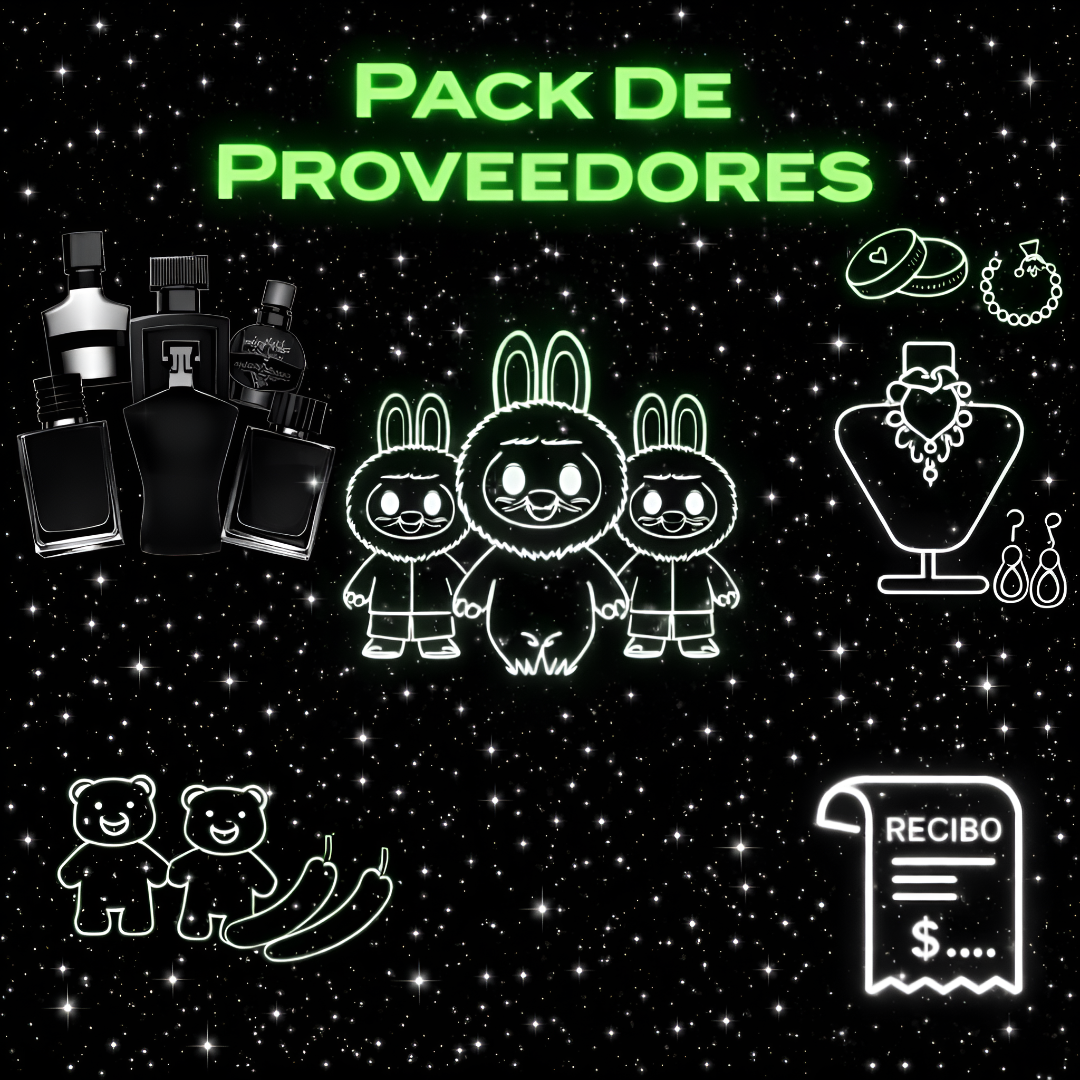 PACK DE TODOS LOS PROVEEDORES DE LA WEB